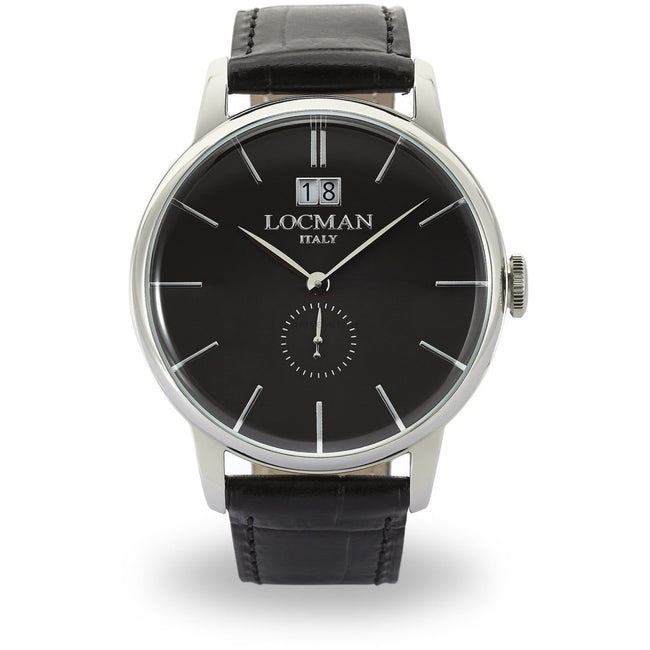 Locman Men's 1960 Solo Tempo Quartz Data 0252V01-00BKNKPK