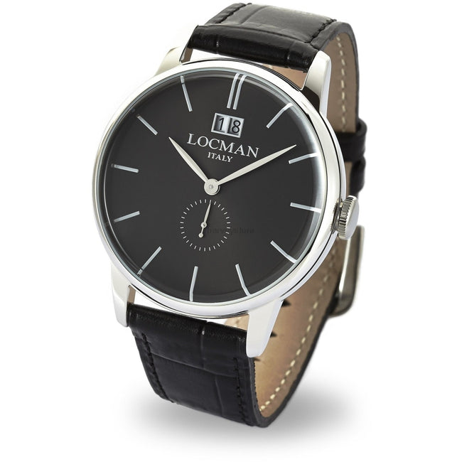 Locman Men's 1960 Solo Tempo Quartz Data 0252V01-00BKNKPK