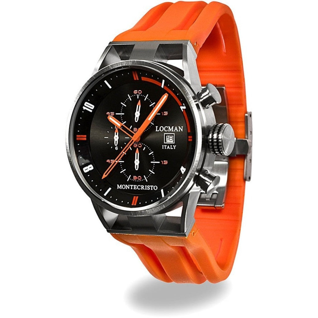 Locman Montecristo Mens 051000BKFOR0GOO  Stainless Steel. Titan Automatico Watch