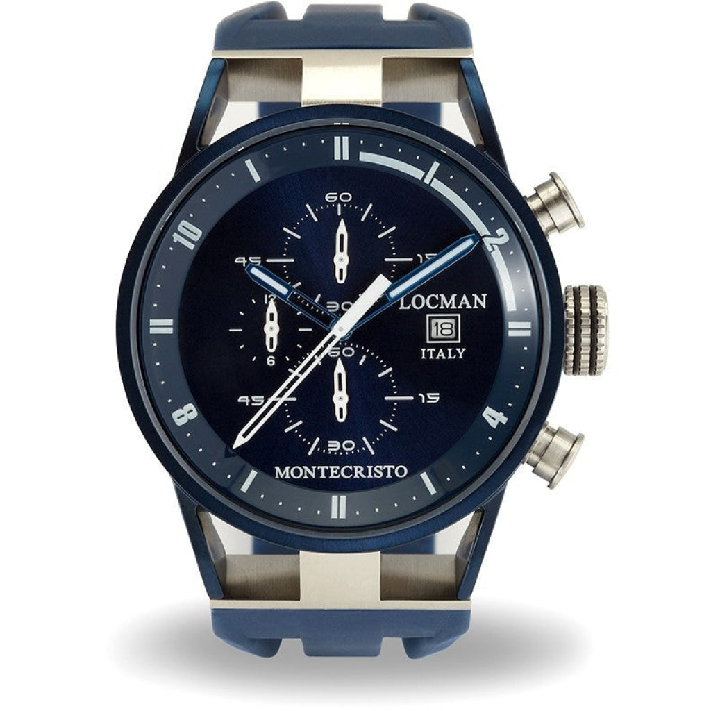 Locman Montecristo Mens 0510Blblfwh0Sib Stainless Steel. Titan Automatico Watch Watch