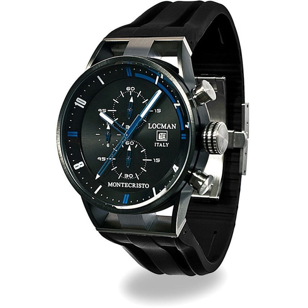 Locman Montecristo Mens 0510KNBKFBL0GOK  Stainless Steel. Titan Automatico Watch