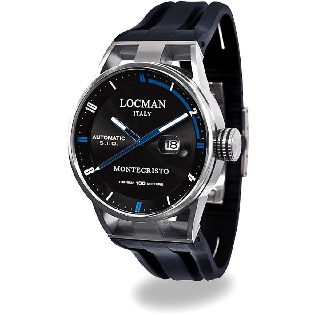 Locman Montecristo Mens 051100Bkfbl0Gok Stainless Steel. Titan Automatico Watch Watch