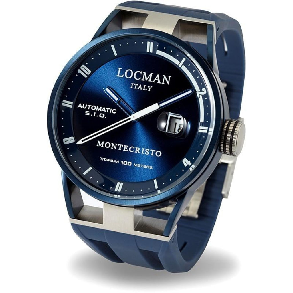 Locman Montecristo Mens 0511Blblfwh0Sib Stainless Steel. Titan Automatico Watch Watch