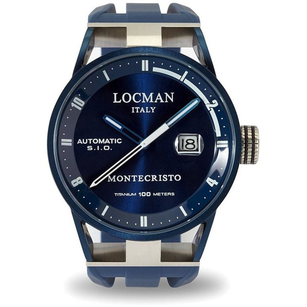 Locman Montecristo Mens 0511Blblfwh0Sib Stainless Steel. Titan Automatico Watch Watch
