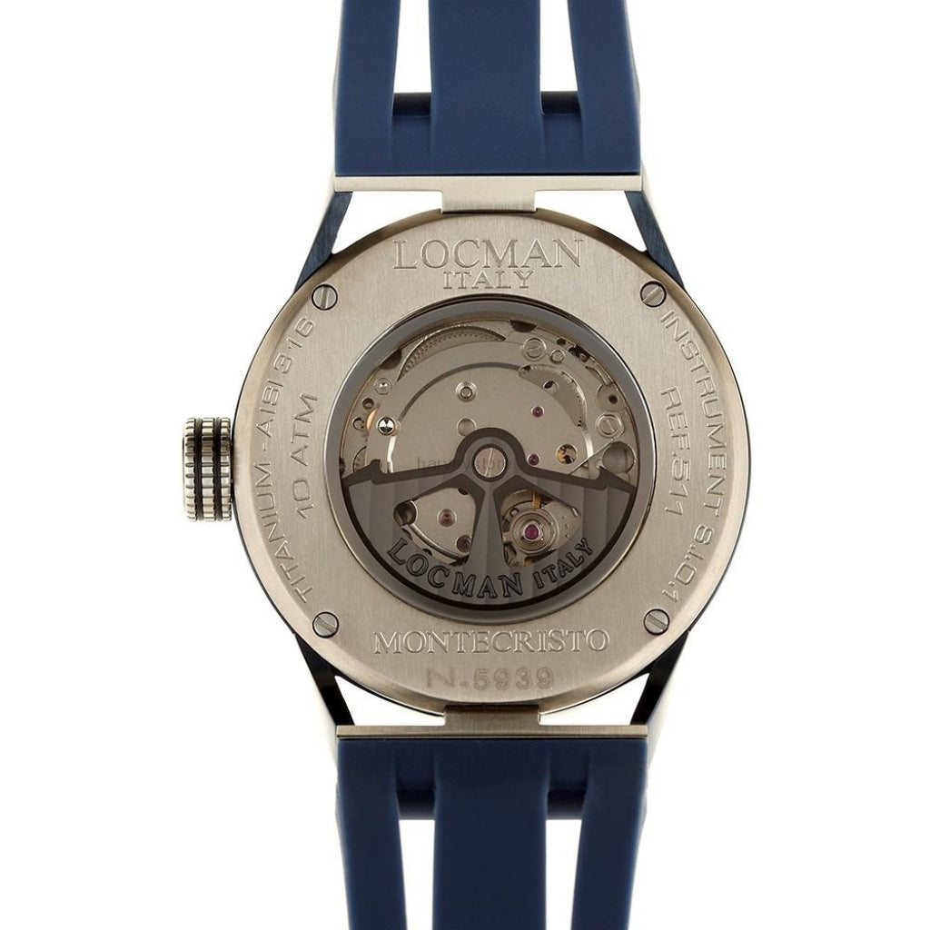 Locman Montecristo Mens 0511Blblfwh0Sib Stainless Steel. Titan Automatico Watch Watch