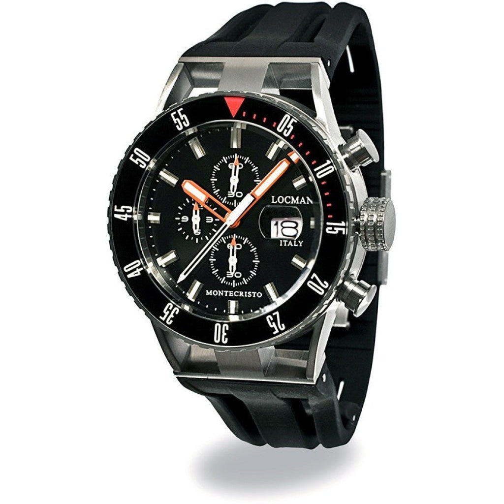 Locman Montecristo Mens 051200KOBKNKSIK  Stainless Steel. Titan Automatico Watch