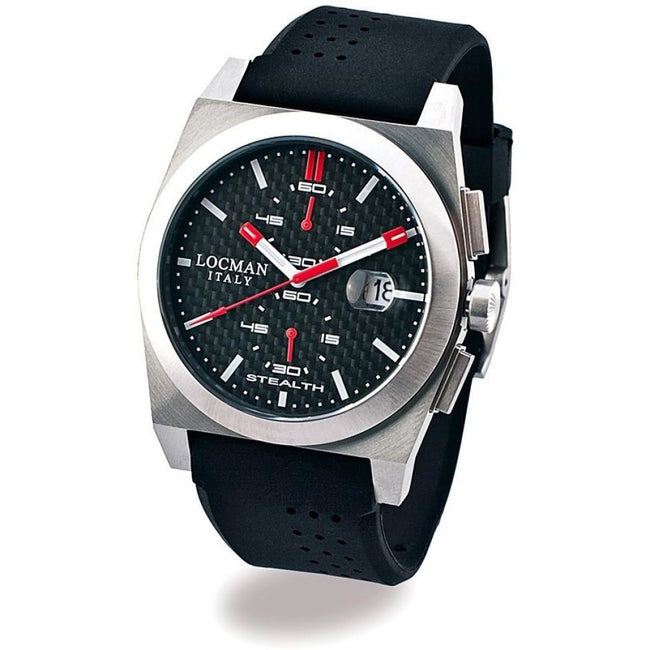 Locman Stealth Mens 020200Cbfrd1Gok Stainless Steel. Titan Automatico Watch Watch