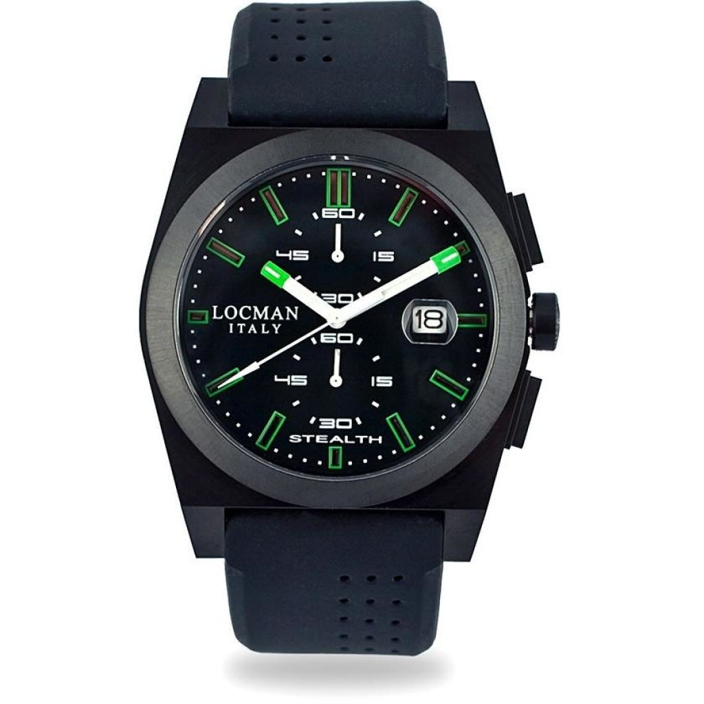 Locman Stealth Mens 0202Bkbkfgk1Gok Stainless Steel. Titan Automatico Watch Watch