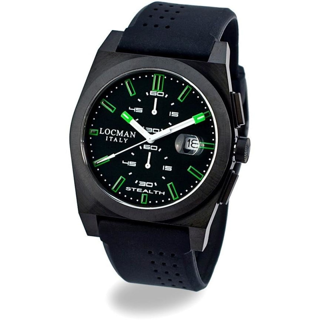 Locman Stealth Mens 0202Bkbkfgk1Gok Stainless Steel. Titan Automatico Watch Watch