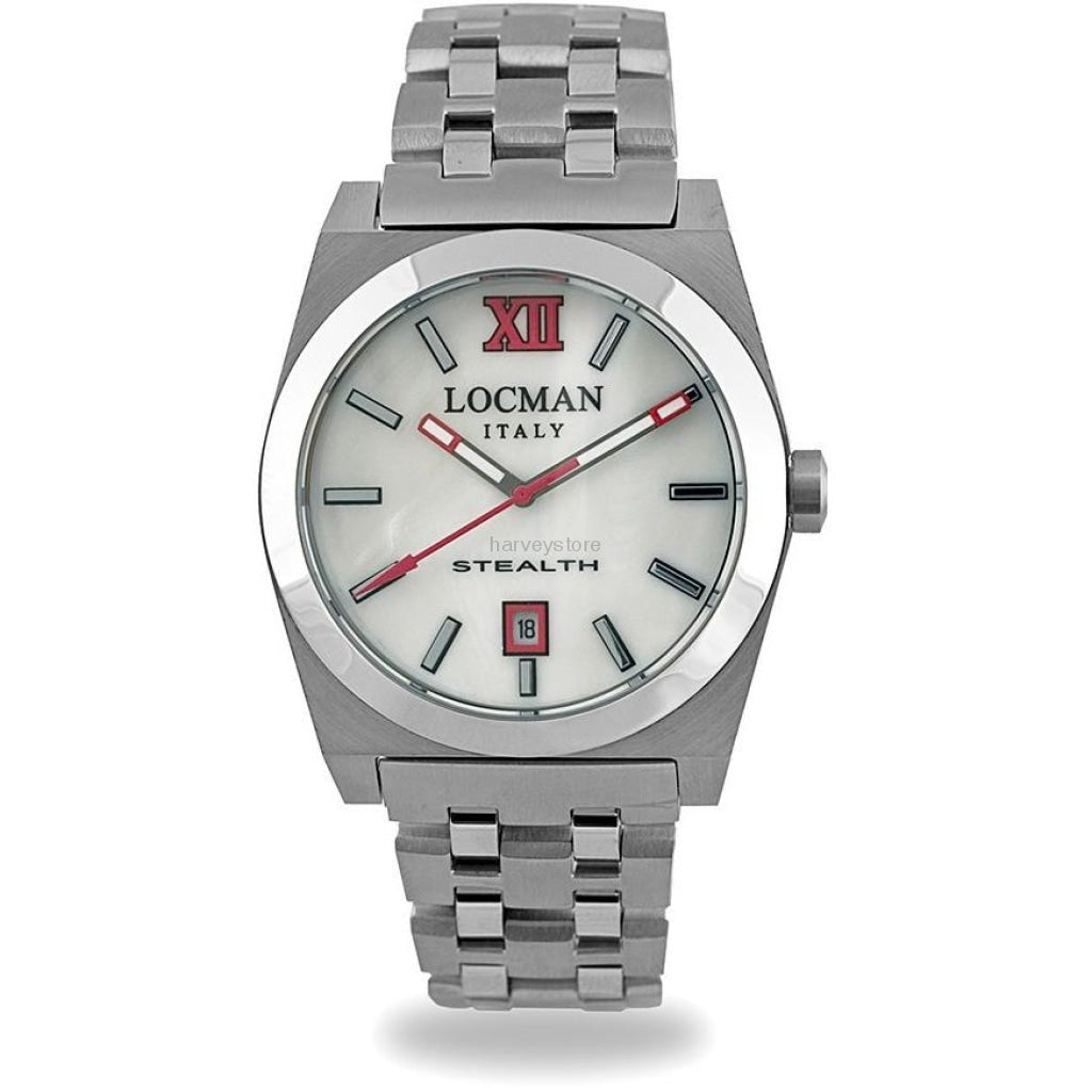 Locman Stealth Mens 020300Mwfrd0Br0 Stainless Steel. Titan Automatico Watch Watch