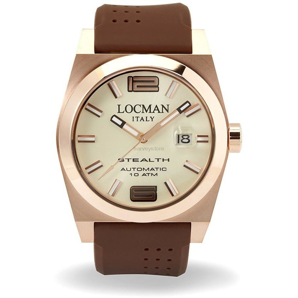 Locman Stealth Mens 0205Rravf5N0Sin Stainless Steel. Titan Automatico Watch Watch
