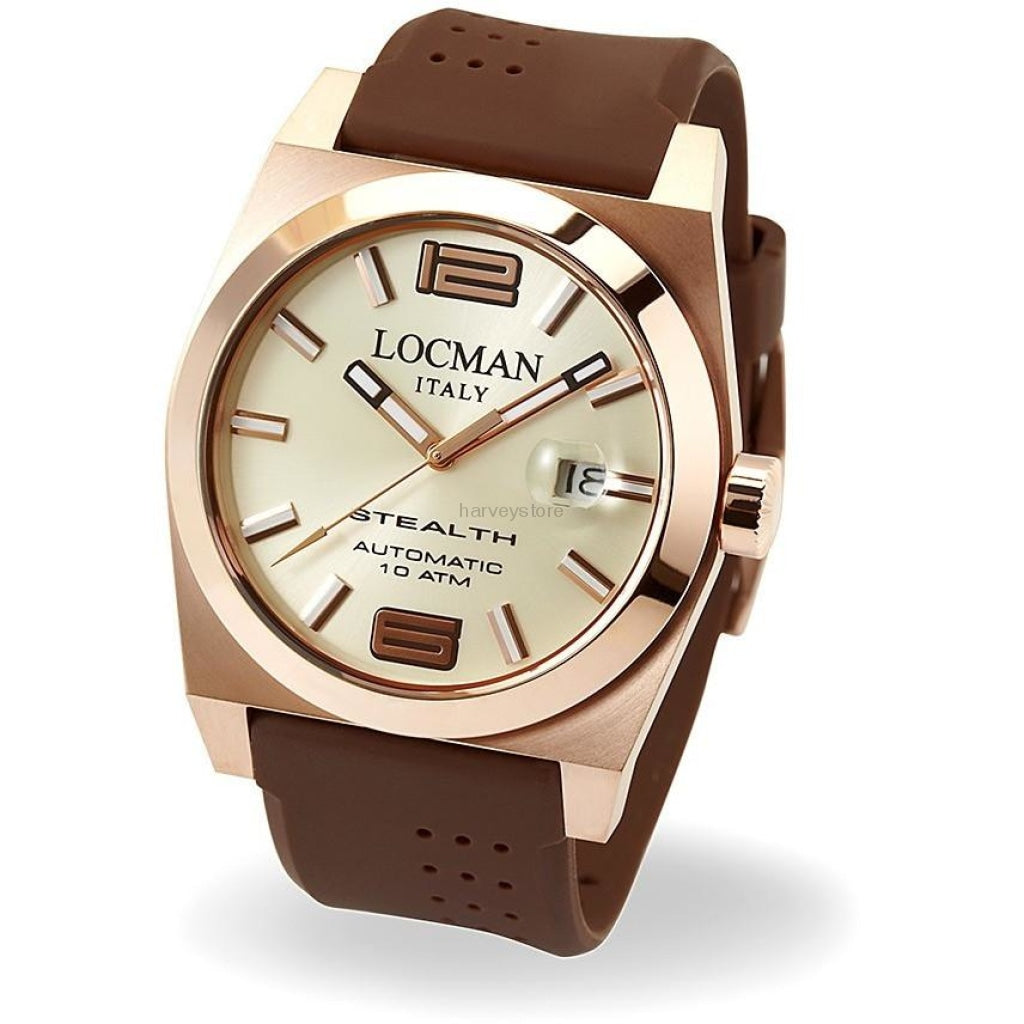 Locman Stealth Mens 0205Rravf5N0Sin Stainless Steel. Titan Automatico Watch Watch
