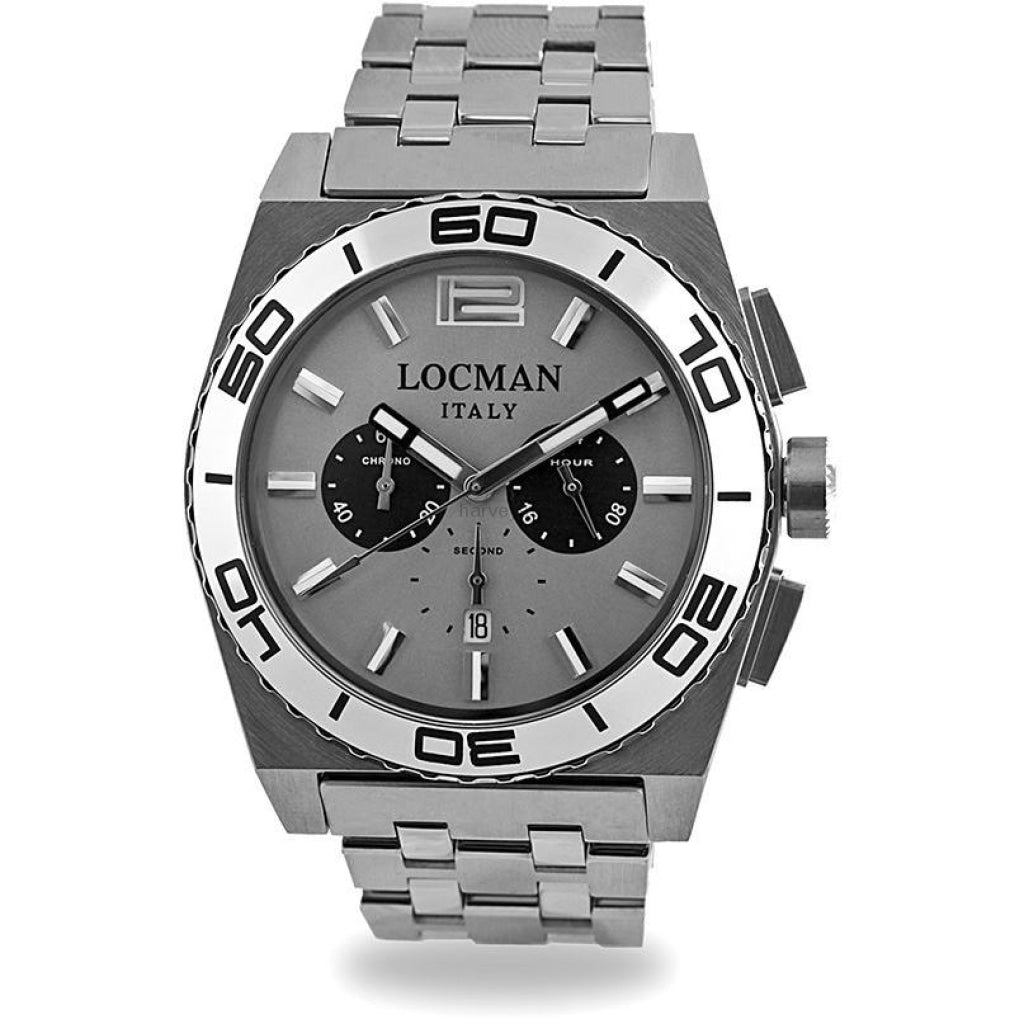 Locman Stealth Mens 021200Ak-Agkbr0 Stainless Steel. Titan Automatico Watch Watch