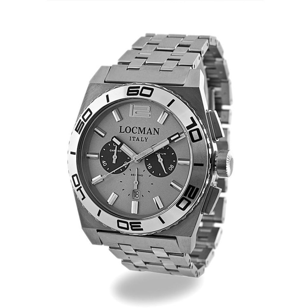 Locman Stealth Mens 021200Ak-Agkbr0 Stainless Steel. Titan Automatico Watch Watch
