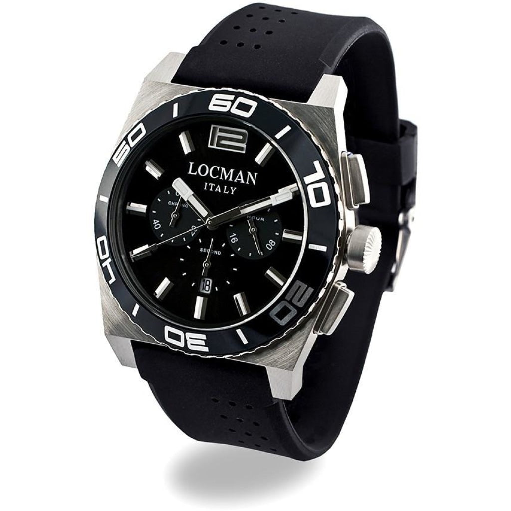 Locman Stealth Mens 021200Ka-Bkksik Stainless Steel. Titan Automatico Watch Watch