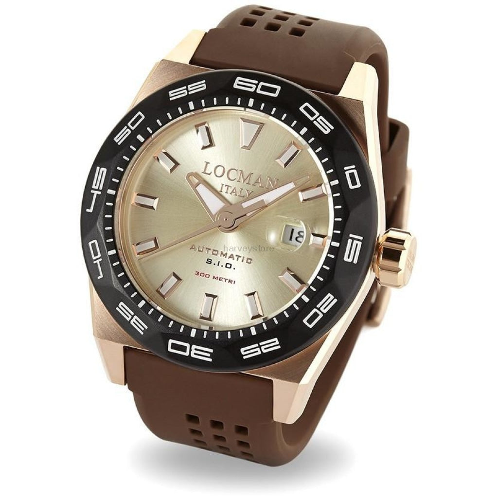 Locman Stealth Mens 0215V6-Rkav5Ns2N Stainless Steel. Titan Automatico Watch Watch