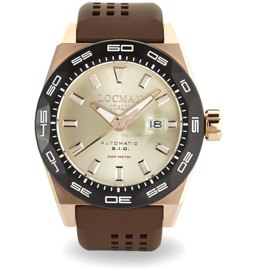 Locman Stealth Mens 0215V6-Rkav5Ns2N Stainless Steel. Titan Automatico Watch Watch