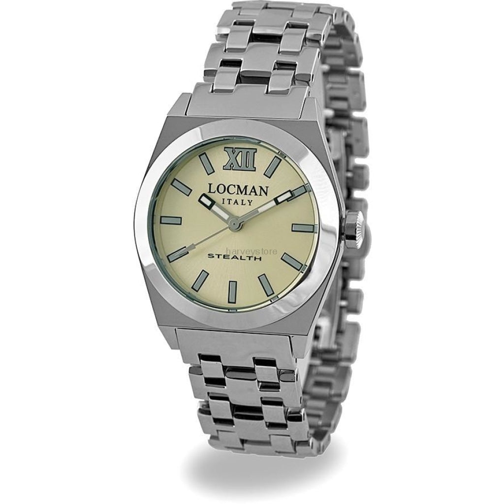 Locman Stealth Womens 020400Ylfnk0Br0 Stainless Steel. Titan Automatico Watch Watch