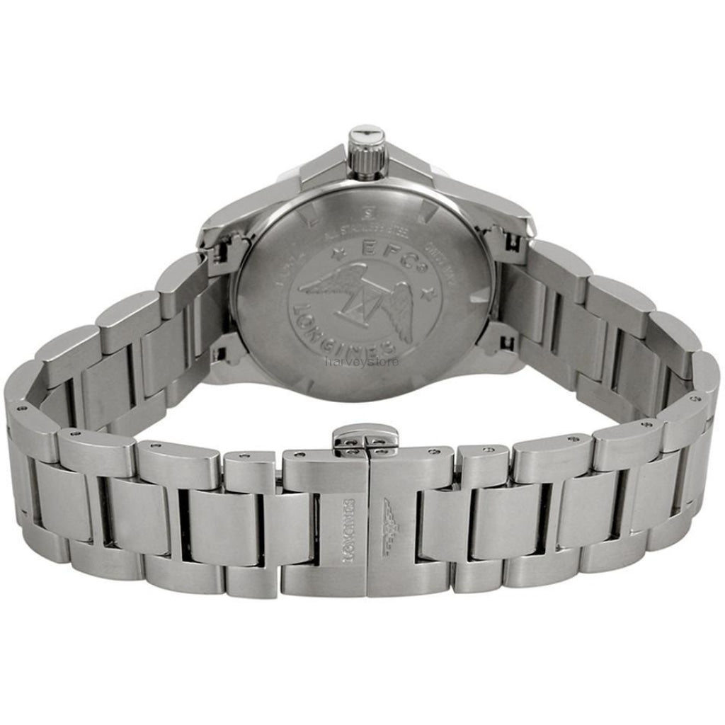 Longines Ladie`s L32574876 Conquest Diamond Mother Of Pearl Dial Stainless Steel Watch Watch