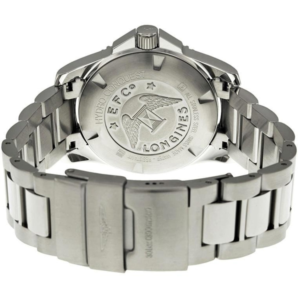Longines Men`s L36424566 Black Dial Hydroconquest Automatic Diver Watch Watch