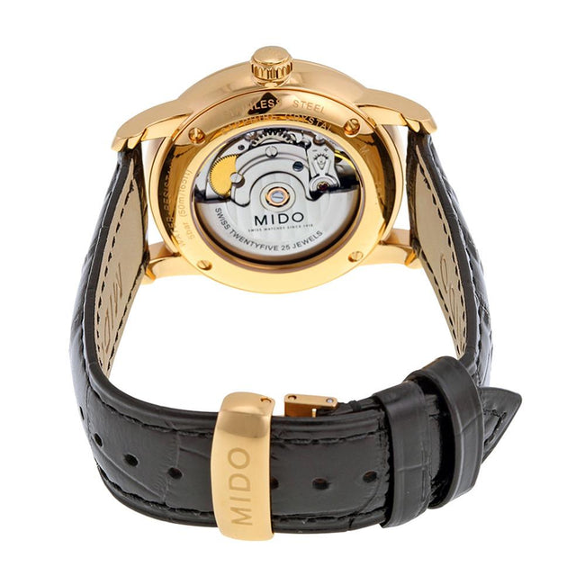 M86003134-Mido Men's M86003134 Baroncelli II Black Dial Watch