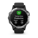 010-01988-11-Garmin Unisex  010-01988-11 Fenix 5s Plus Silver Watch