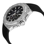 Tag Heuer Men's CAY1110.FT6041 Aquaracer Black Dial Chronograph Rubber
