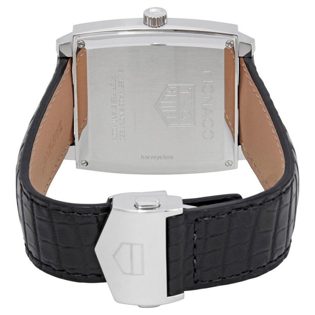 WAW131A.FC6177-Tag Heuer Men's WAW131A.FC6177 Monaco Black Dial Watch