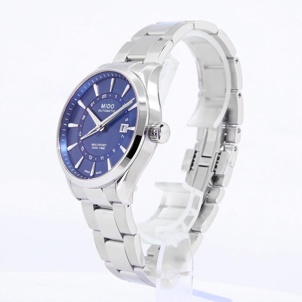 M0384291104100-Mido Men's M038.429.11.041.00 Multifort Dual Time Watch