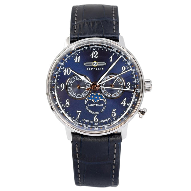 7036-3-Zeppelin Men's 7036-3 Hindenburg Moonphase Watch